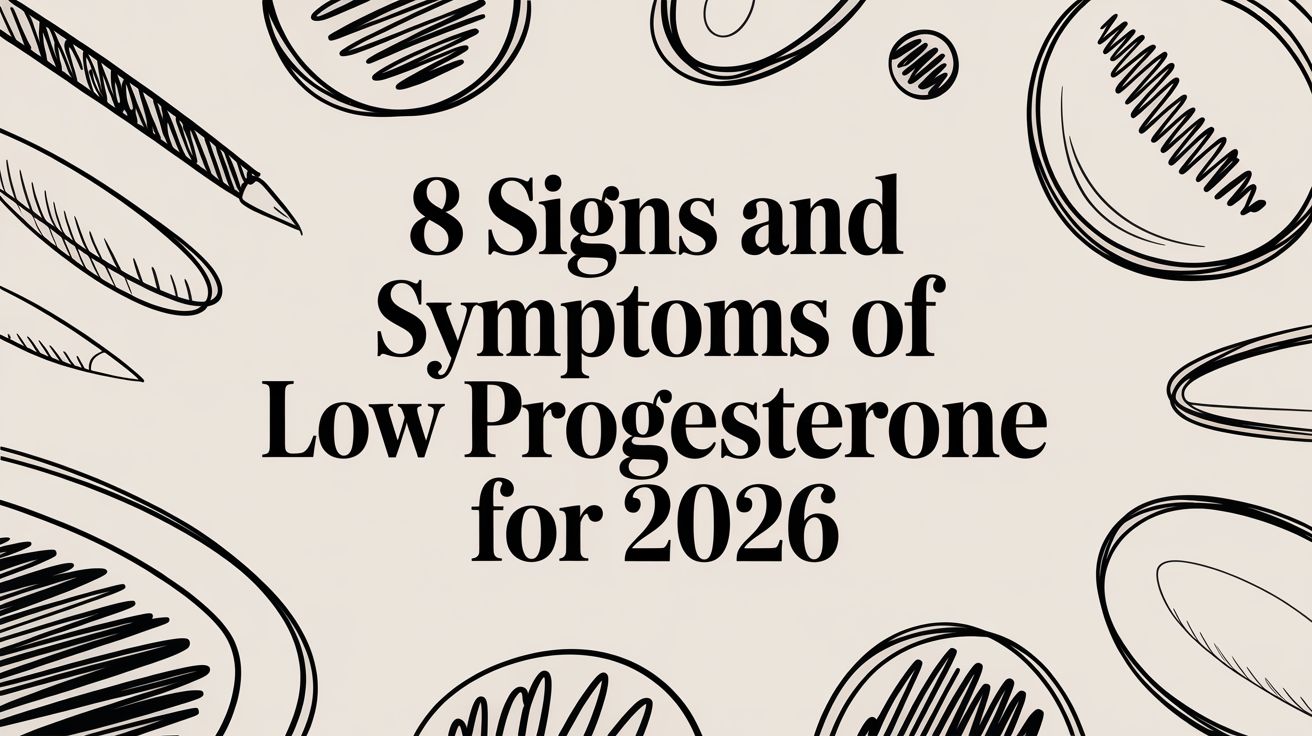 8 Signs and Symptoms of Low Progesterone for 2026 – Venus Health Co.