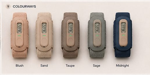 Venus Duo: Wearable Basal thermometer  & Forehead Infrared Tracker.