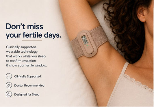 Venus Duo: Wearable Basal thermometer  & Forehead Infrared Tracker.